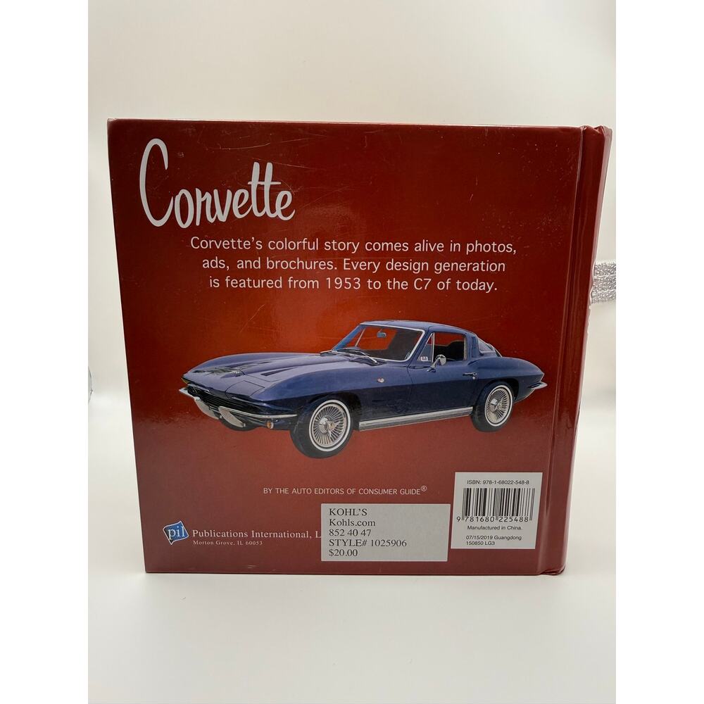 Corvette History & Design 1953-C7 Hardcover (Publications International Ltd) - Picture 2 of 4